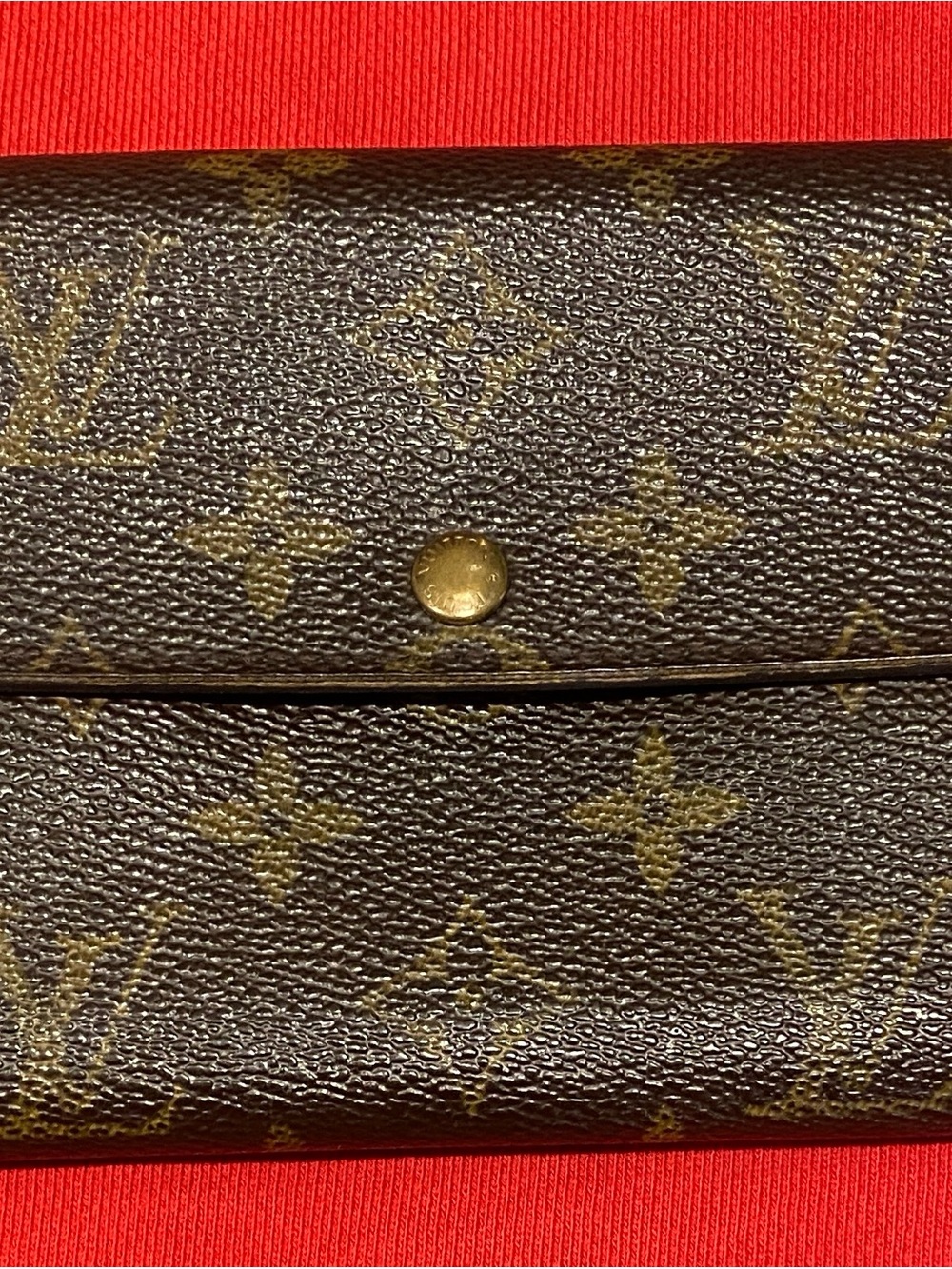 Classic Monogram Flap Wallet in Brown